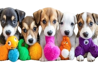 Joyful dog playing with premium pet toys from a trusted pet accessories store – buy pet products online